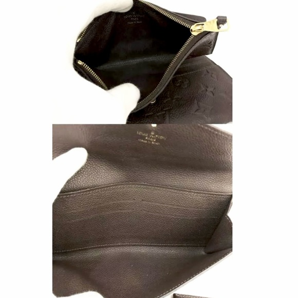 Auth Louis Vuitton Monogram Empreinte Brown
Leather Long Bifold Wallet W/ Insert - Picture 6 of 7